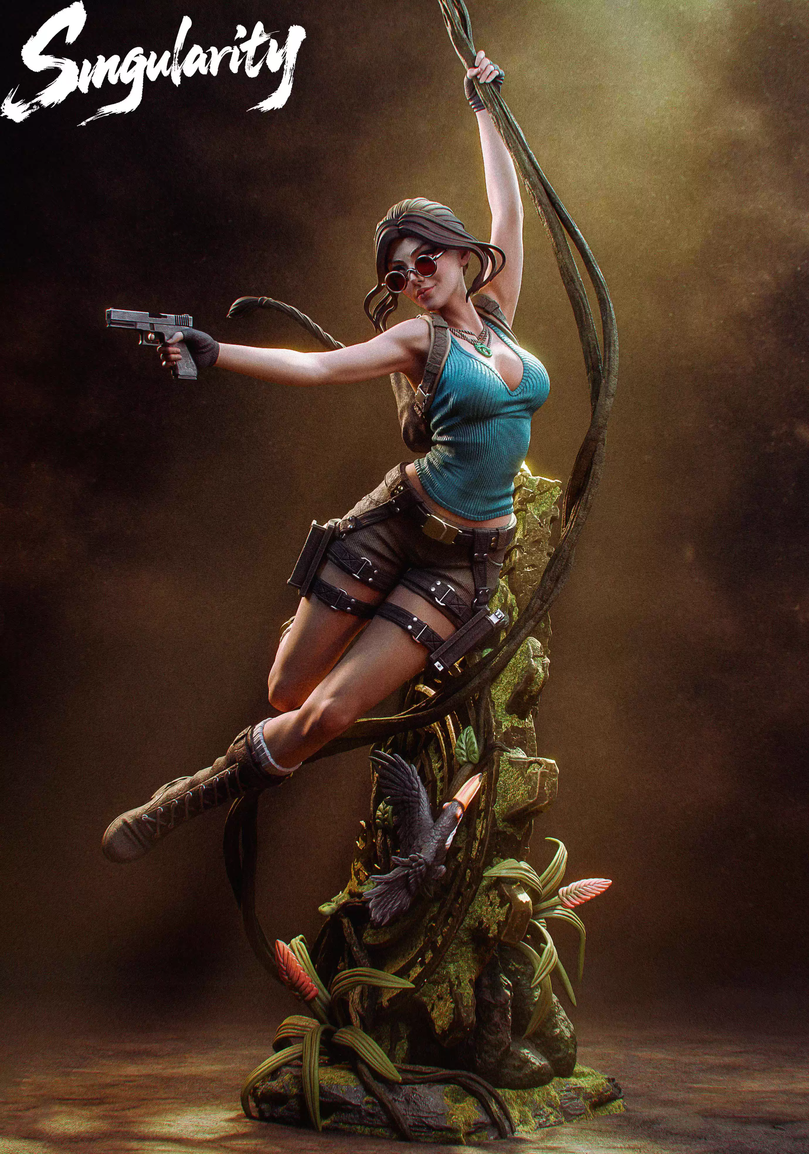 【Pre-sale】1/6 and 1/4 Scale Lara Croft-Singularity Studio