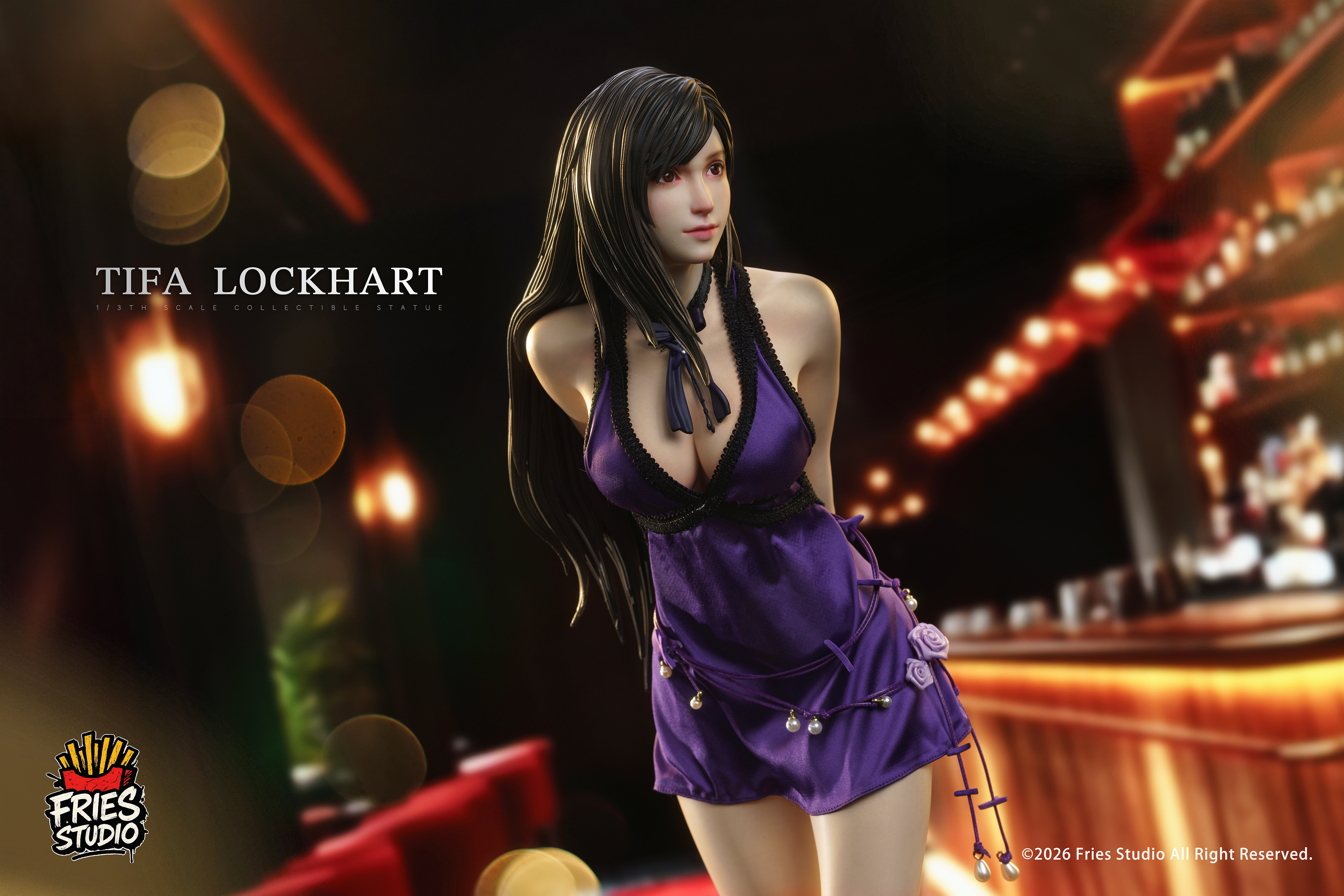 【Pre-sale】1/3 Scale Purple Dress Tifa-Fries Studio