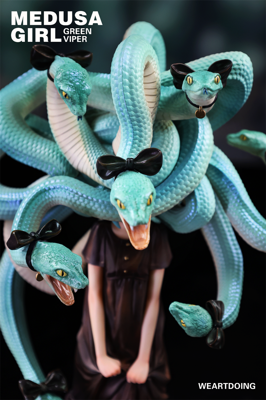 【Pre-sale】Medusa Girl-Green Viper and Crimson Viper-WeArtDoing Studio