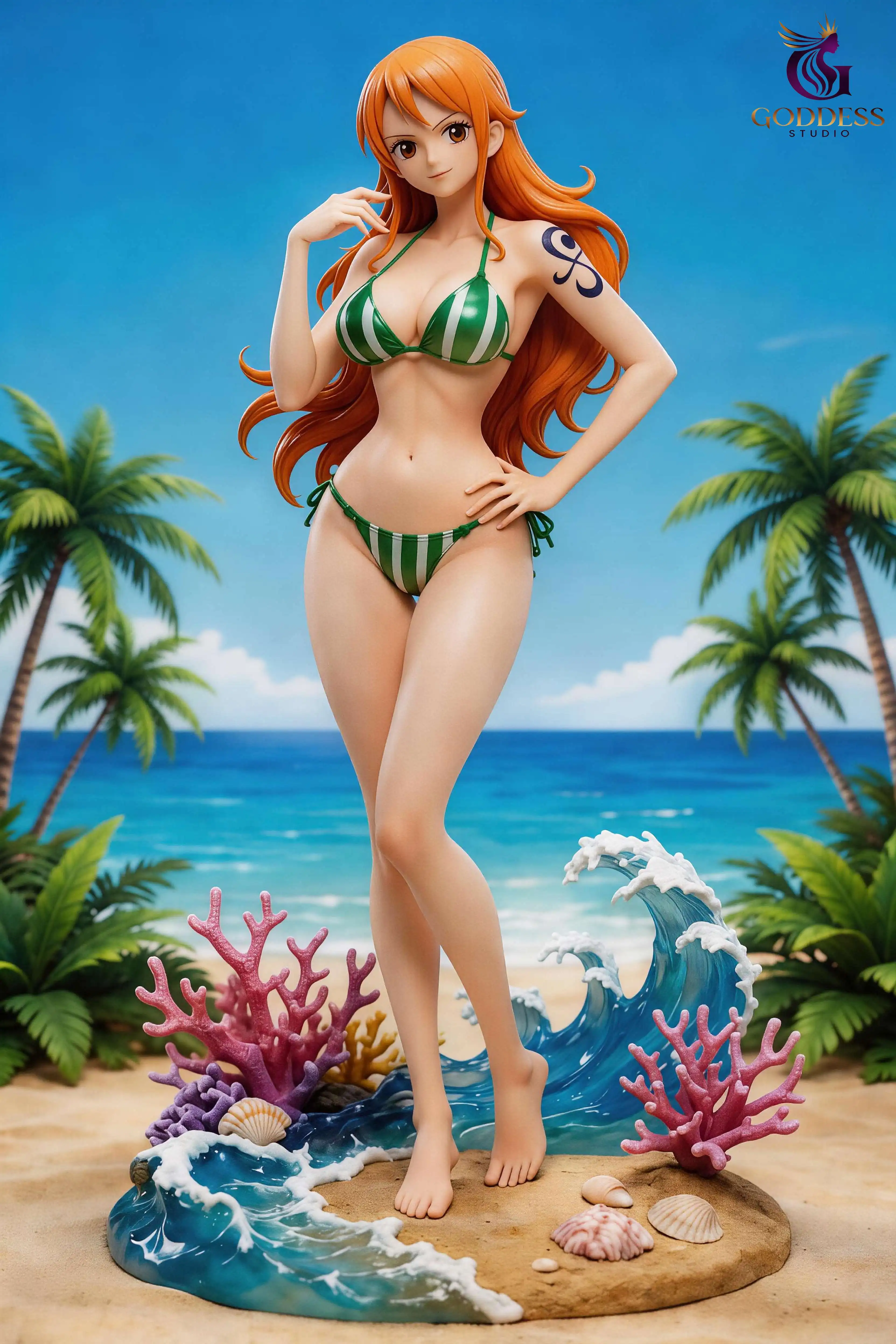 【Pre-sale】1/6 Scale Summer Nami-One Piece-Goddess Studio