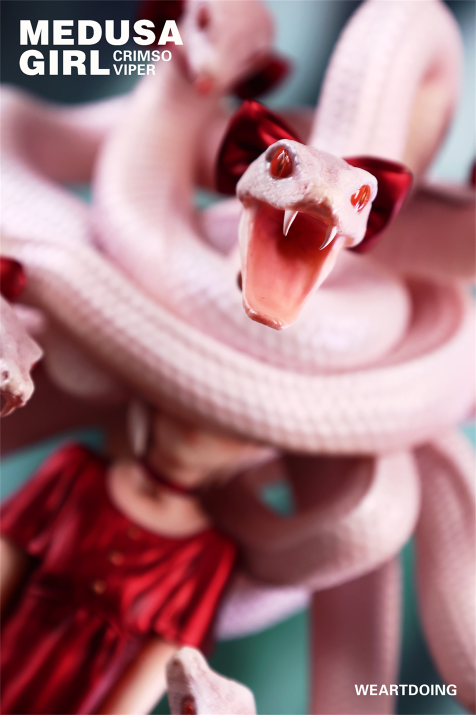 【Pre-sale】Medusa Girl-Green Viper and Crimson Viper-WeArtDoing Studio