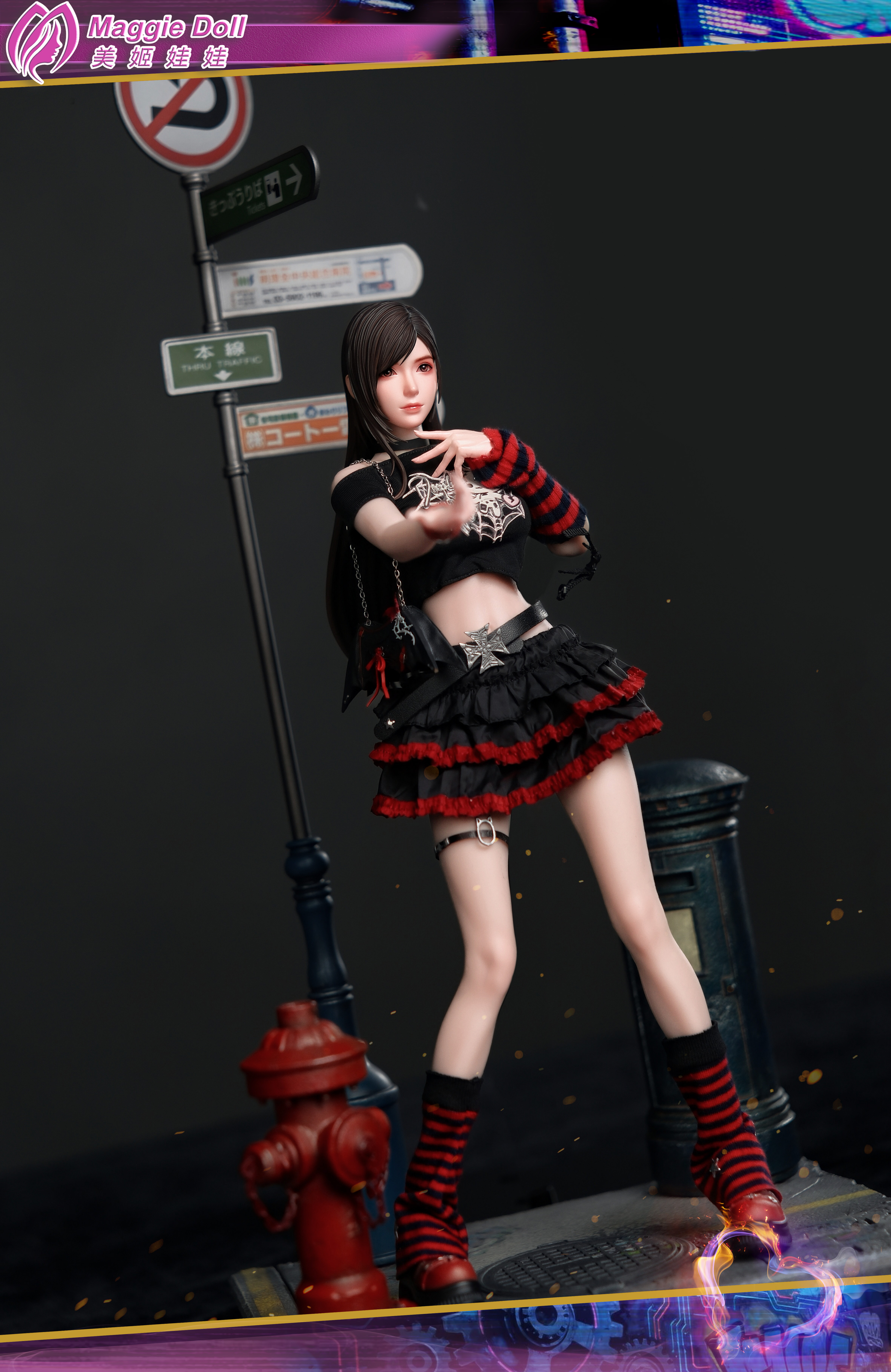 【Pre-sale】1/6 Scale Cyberpunk Girl Tia-Maggie Doll Studio