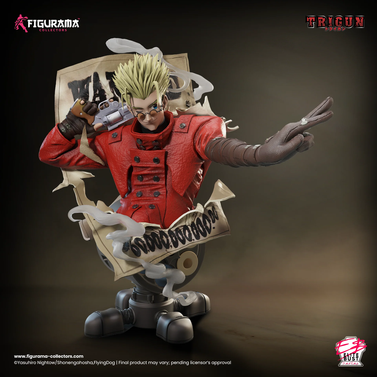 【Pre-sale】1/4 Scale Bust of Trigun-Figurama Studio