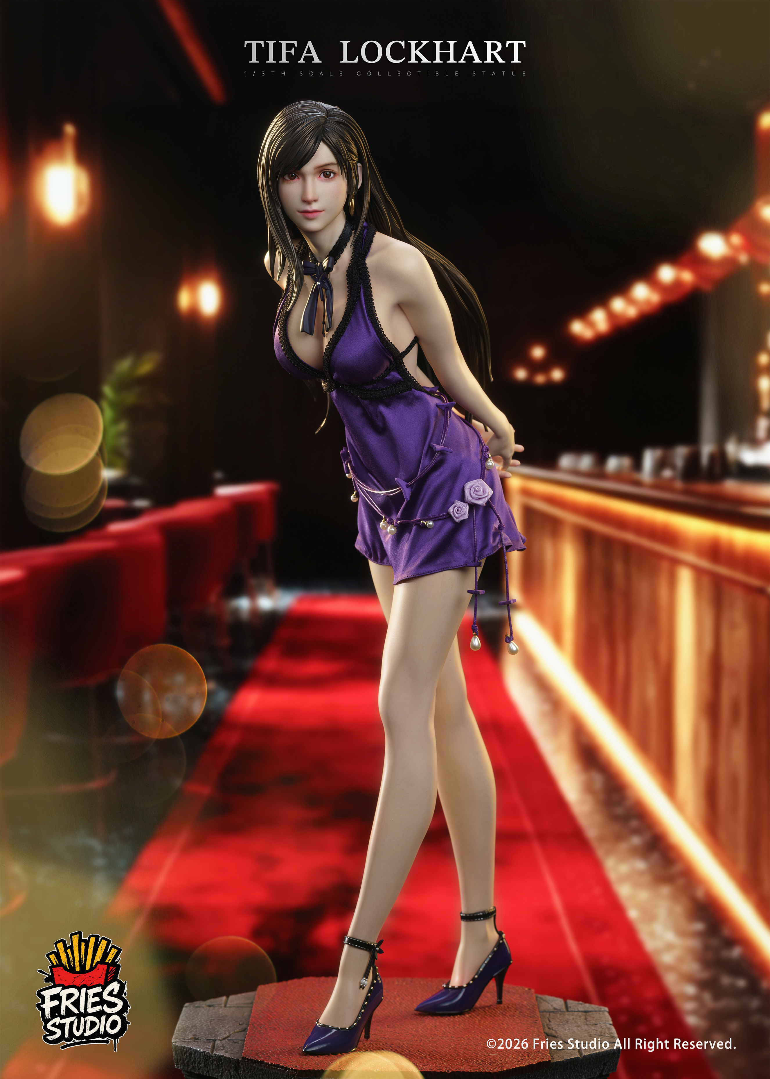 【Pre-sale】1/3 Scale Purple Dress Tifa-Fries Studio
