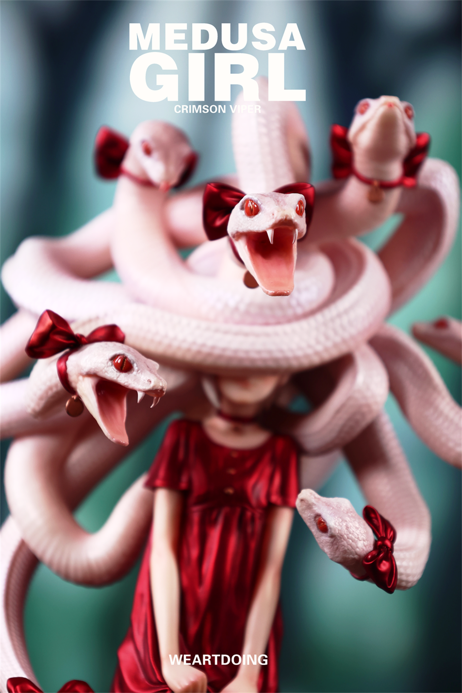 【Pre-sale】Medusa Girl-Green Viper and Crimson Viper-WeArtDoing Studio