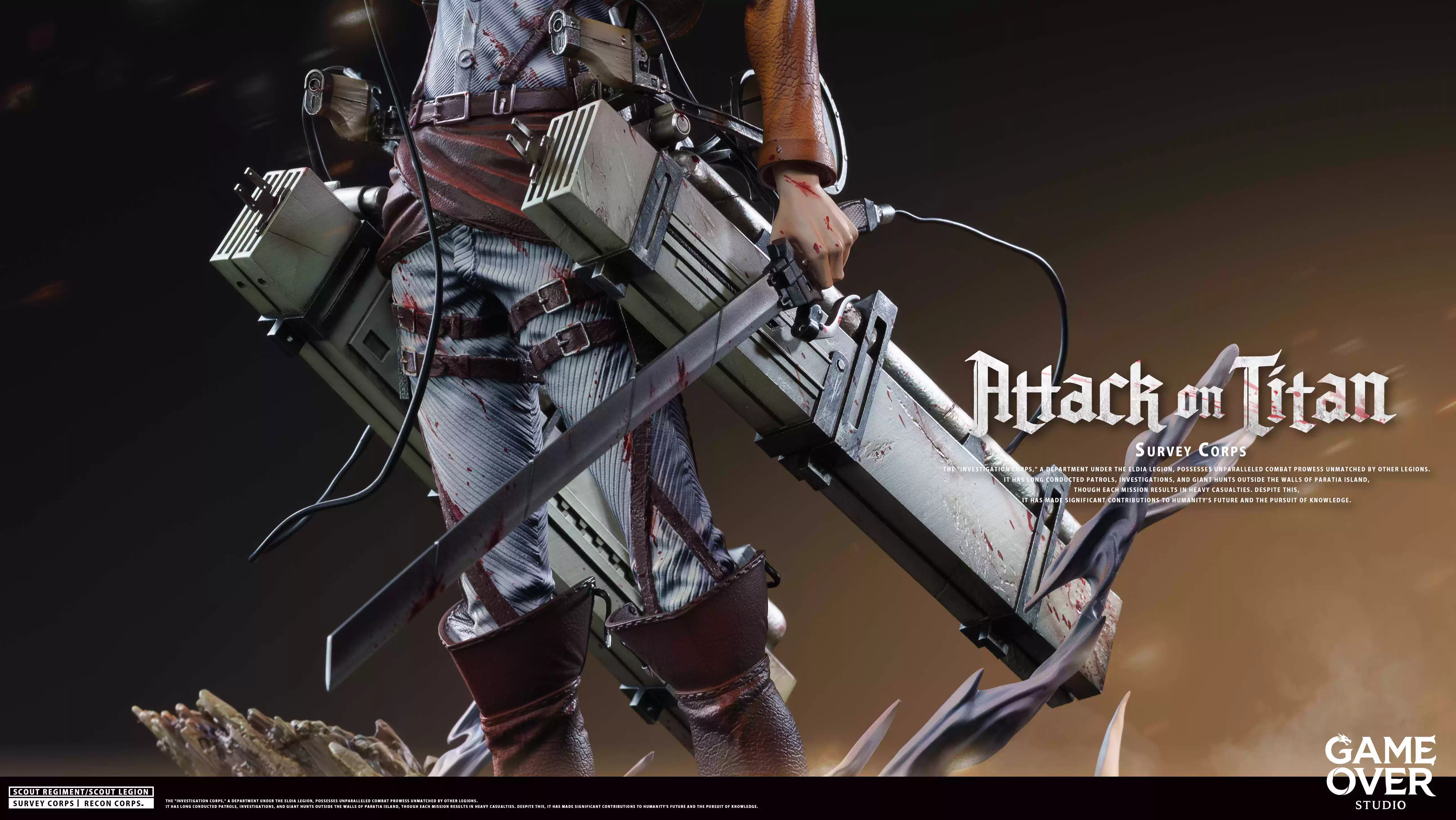 【Pre-sale】1/6 and 1/4 Scale Levi Ackerman-Game Over Studio