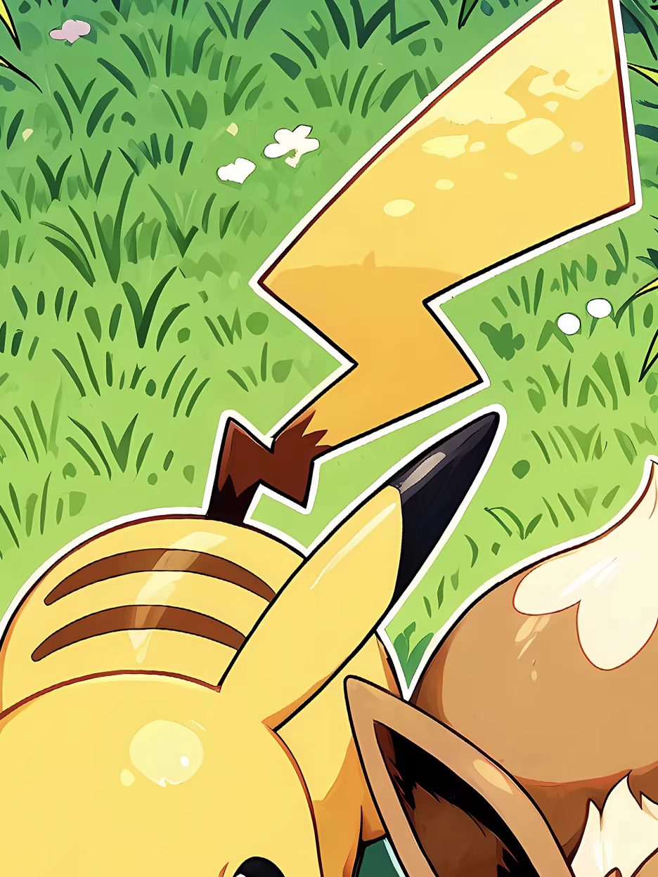 【Pre-sale】Decorative Painting of Pikachu and Eevee-XingKong Studio