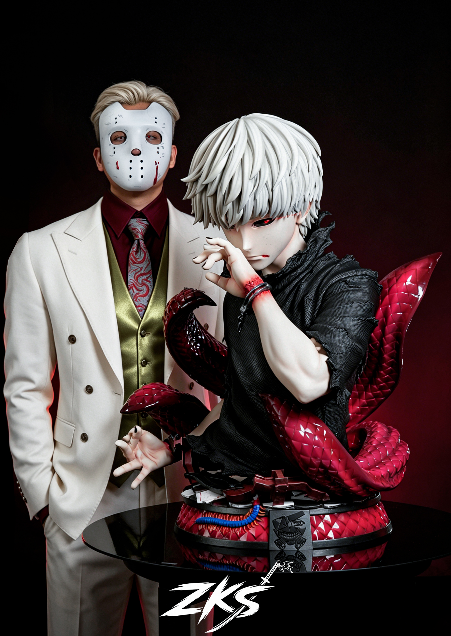【Pre-sale】1/1 Scale Bust of Kaneki Ken-zenkai Studio