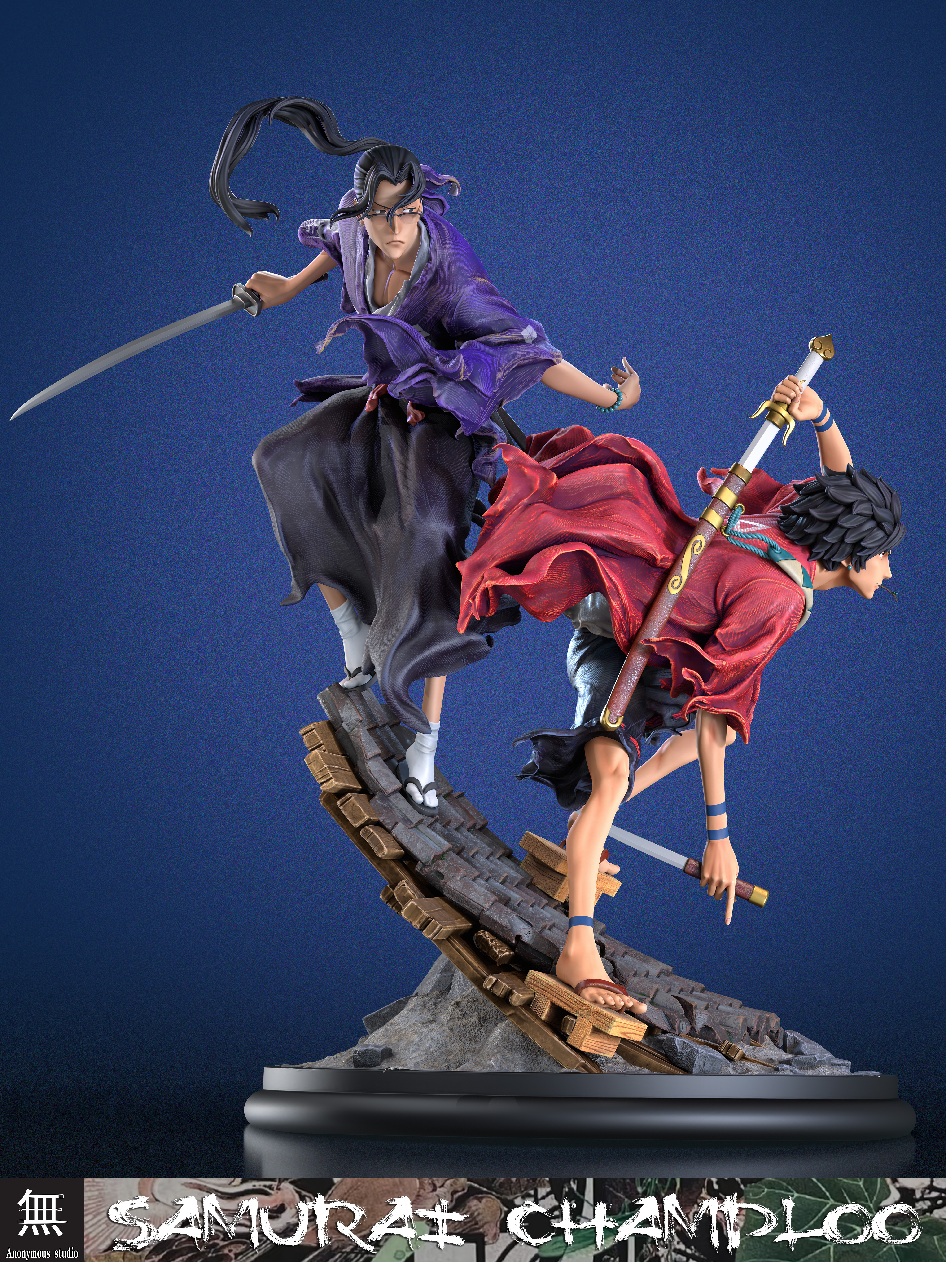 【Pre-sale】1/4 Scale Mugen and Jin-Anonymous Studio