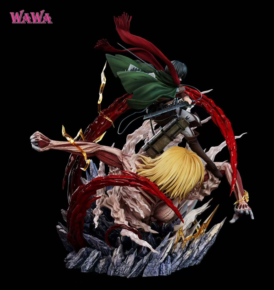 【Pre-sale】Mikasa Ackerman and Female Titan-WAWA Studio