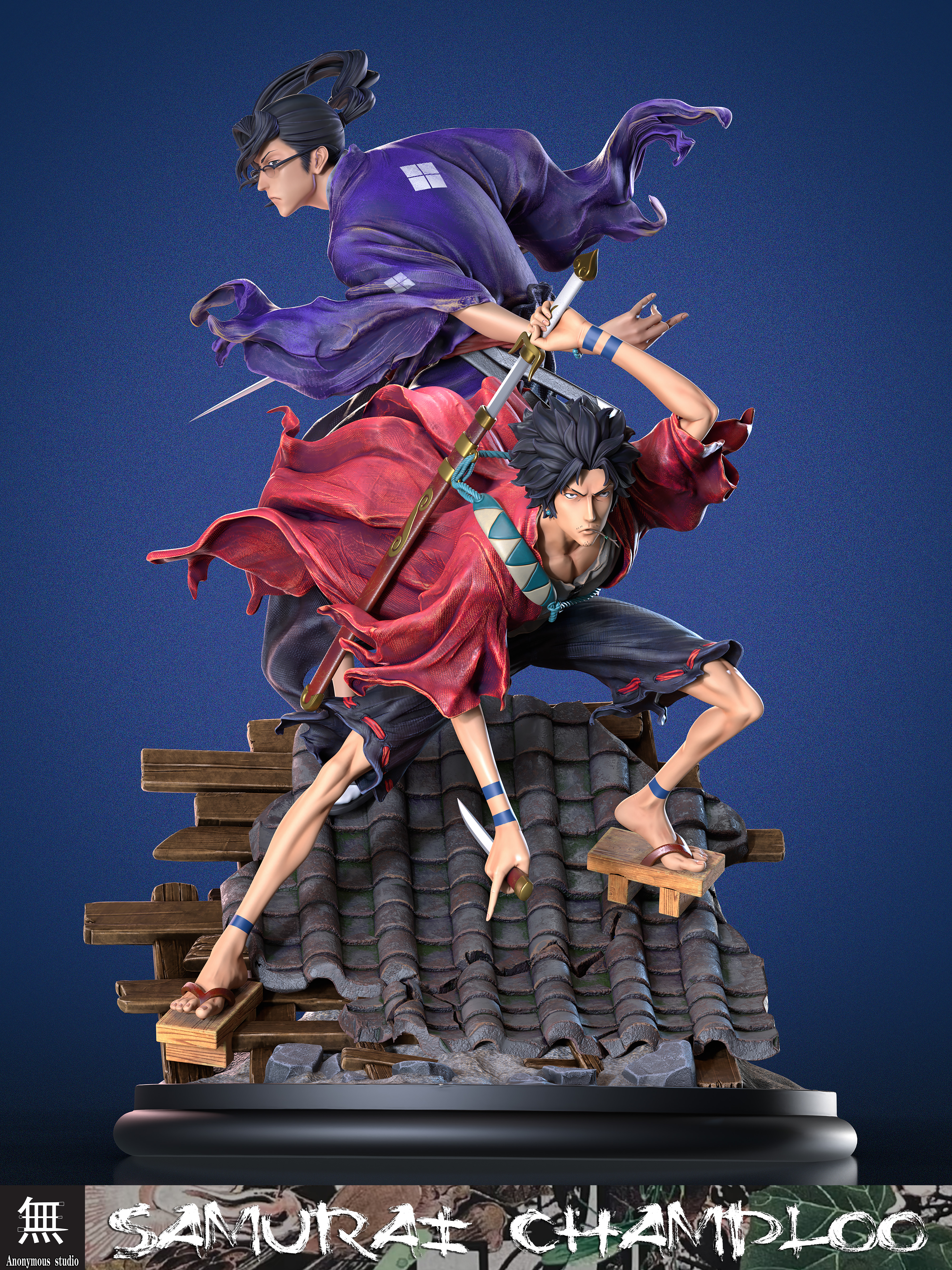 【Pre-sale】1/4 Scale Mugen and Jin-Anonymous Studio