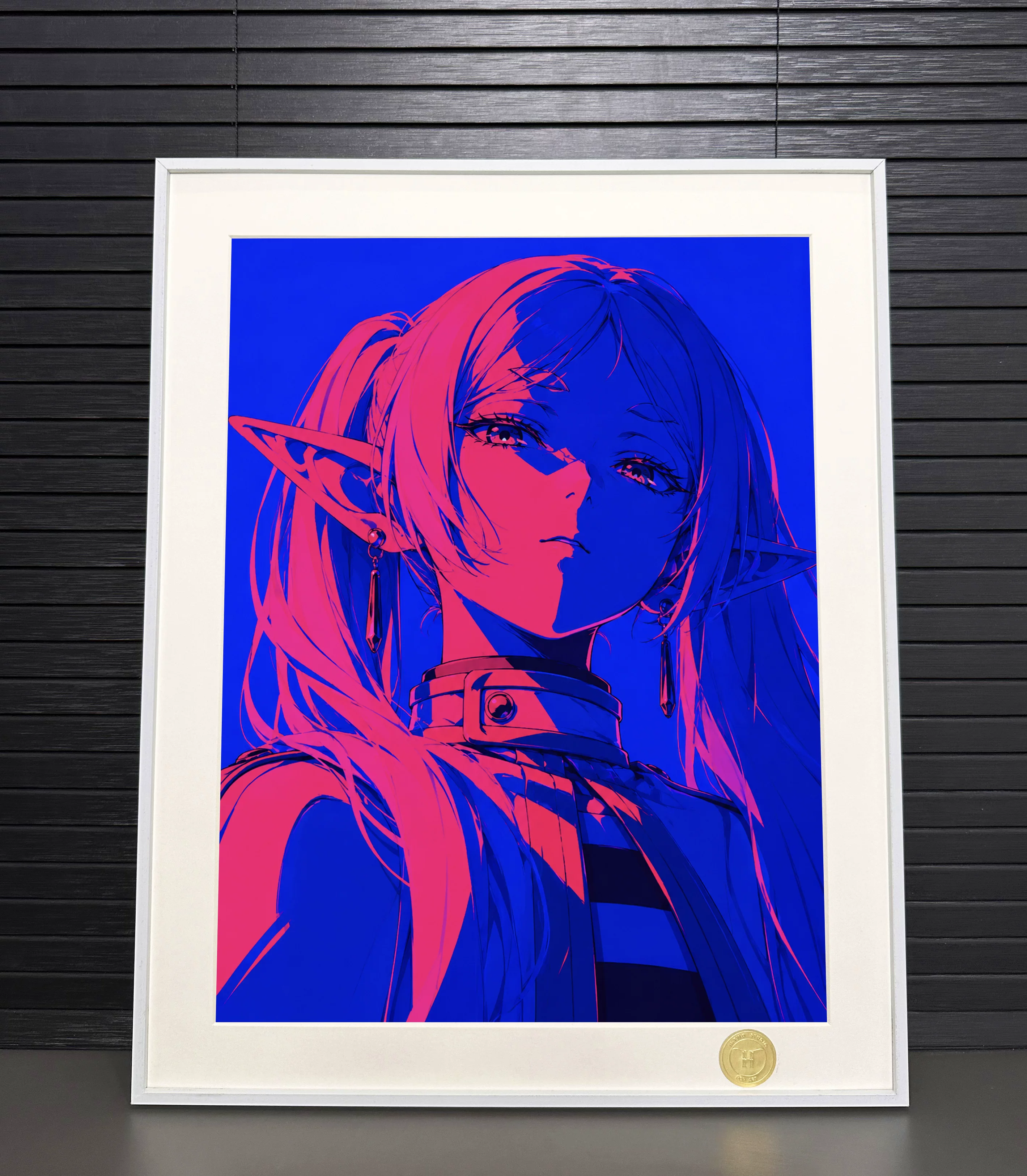 【Pre-sale】Decorative Painting of Cyberpunk Frieren-Frieren at the Funeral-H2 Studio