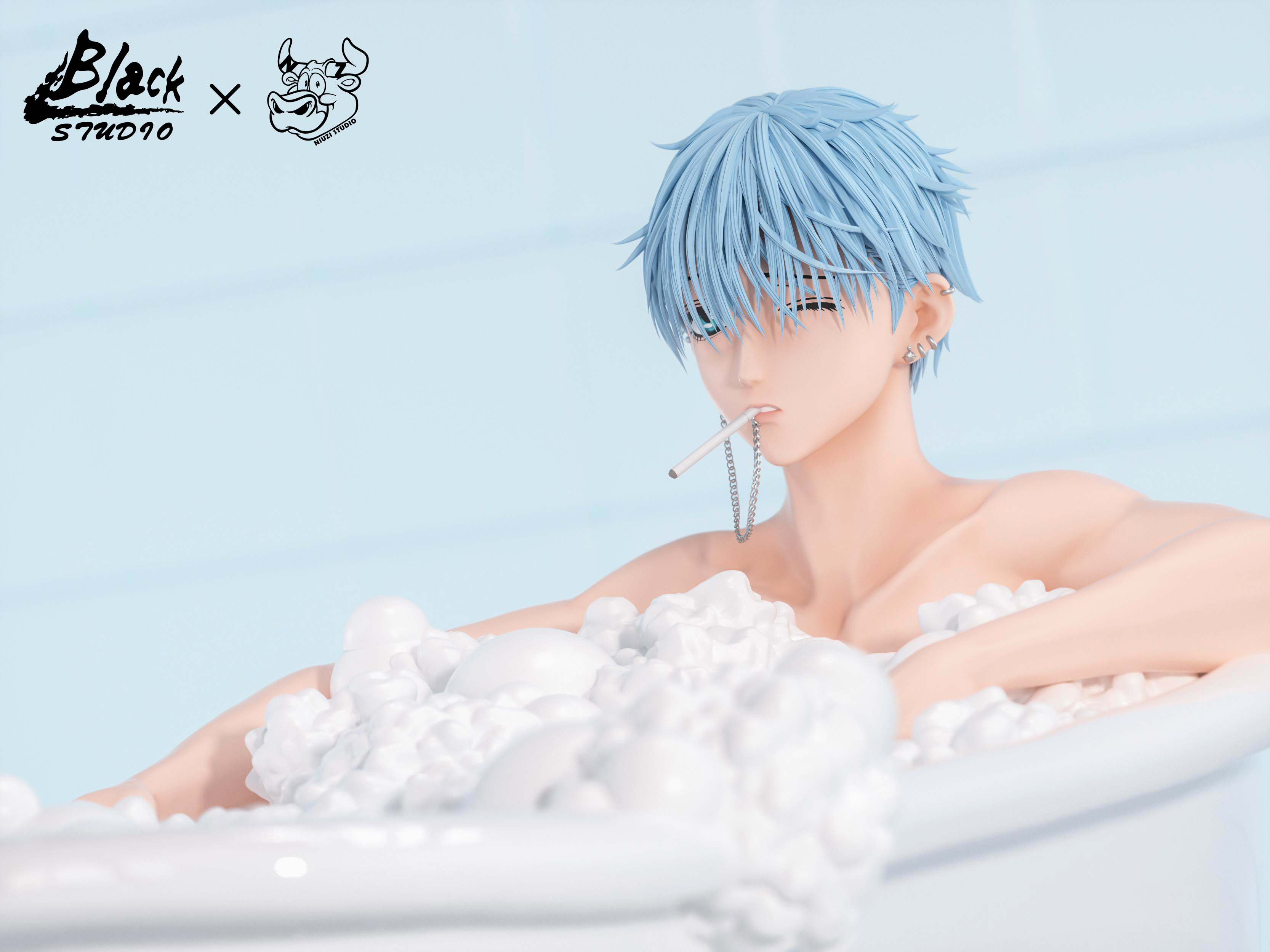【Pre-sale】1/6 Scale Bathtub Okazaki Shinichi-BLACK and NIUZI Studios