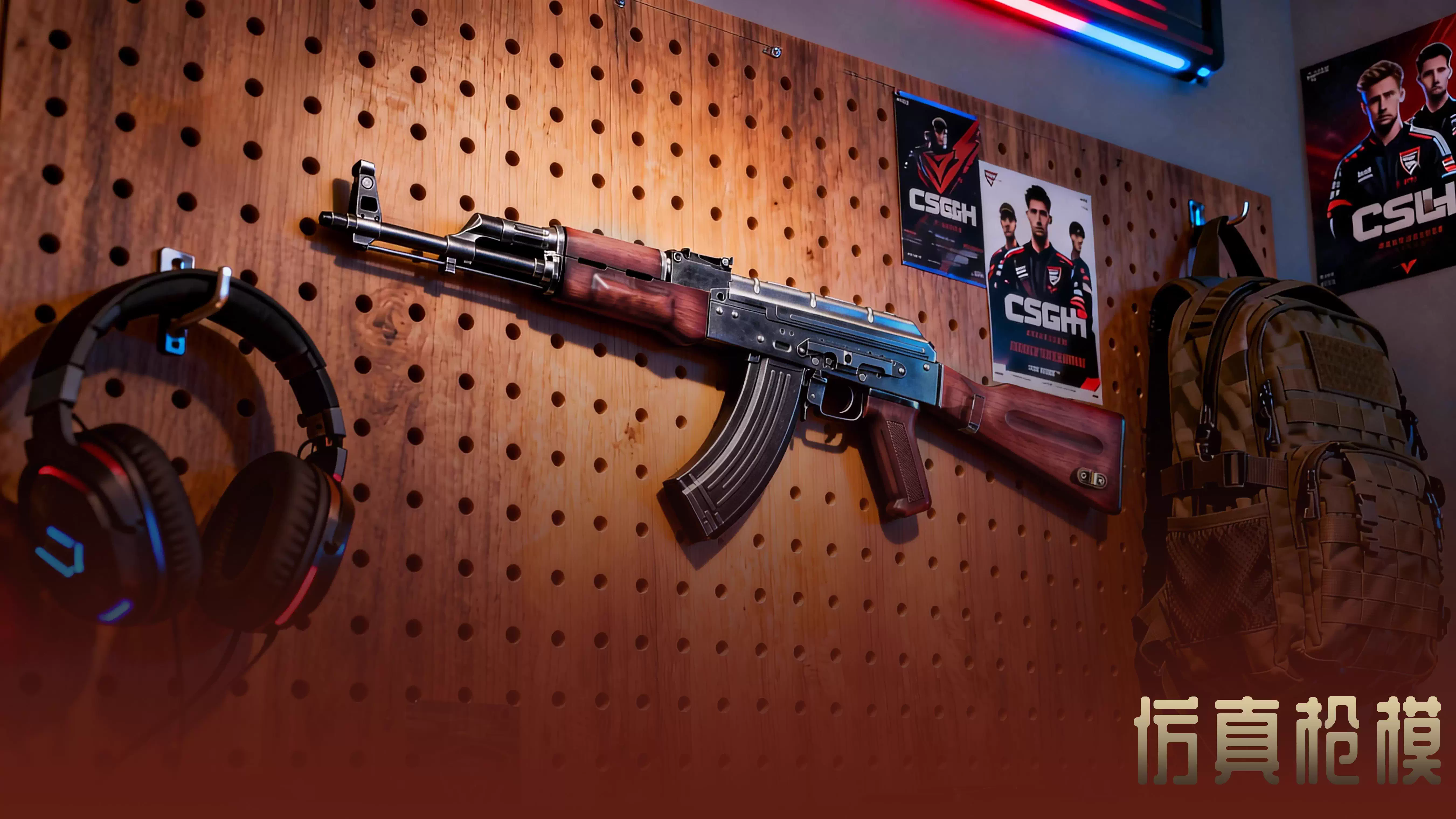 【Pre-sale】1/1 Scale 47 Gun and Gold AK Model-CS Studio