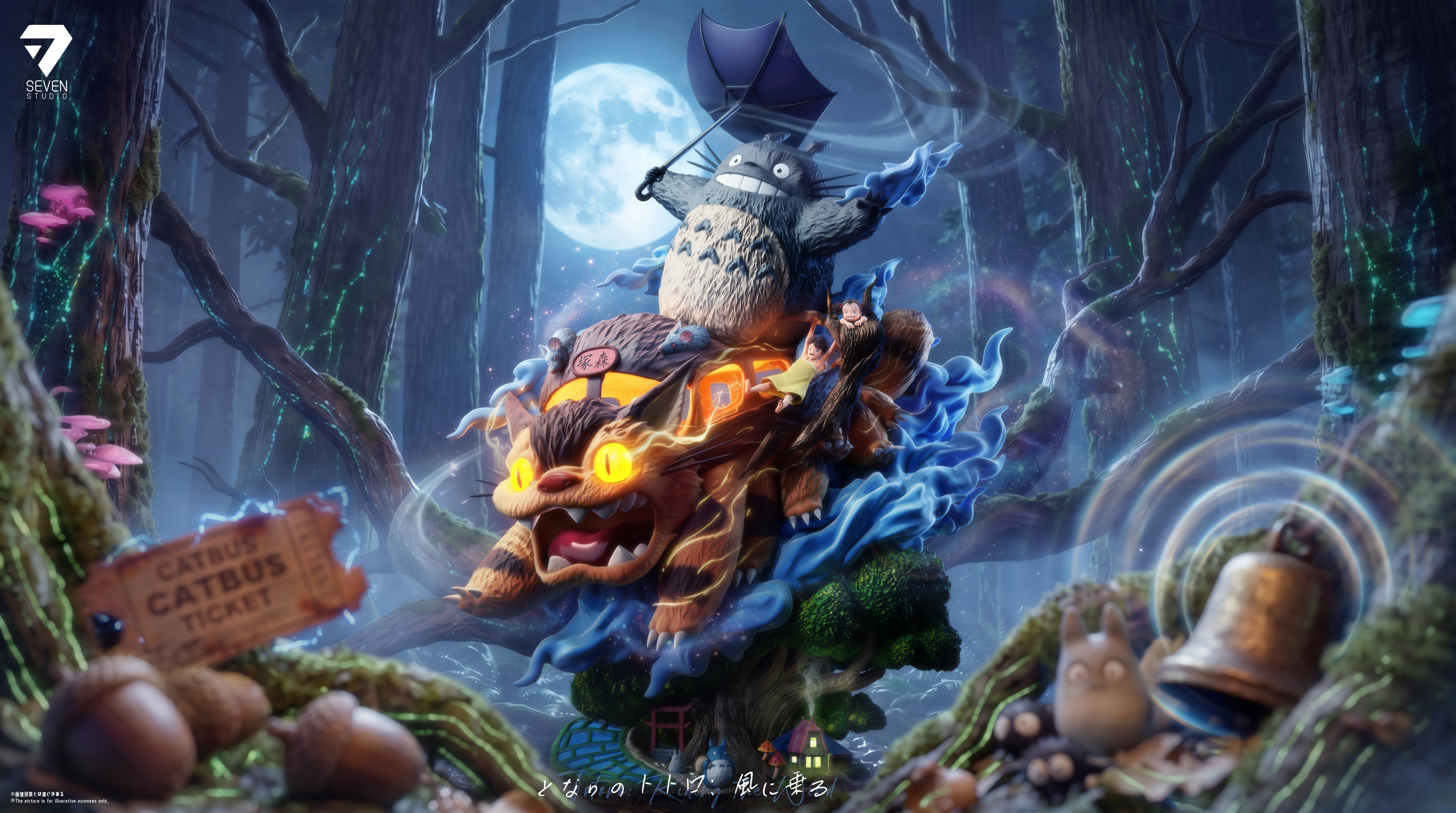 【Pre-sale】Totoro Catbus-My Neighbor Totoro-Seven Studio