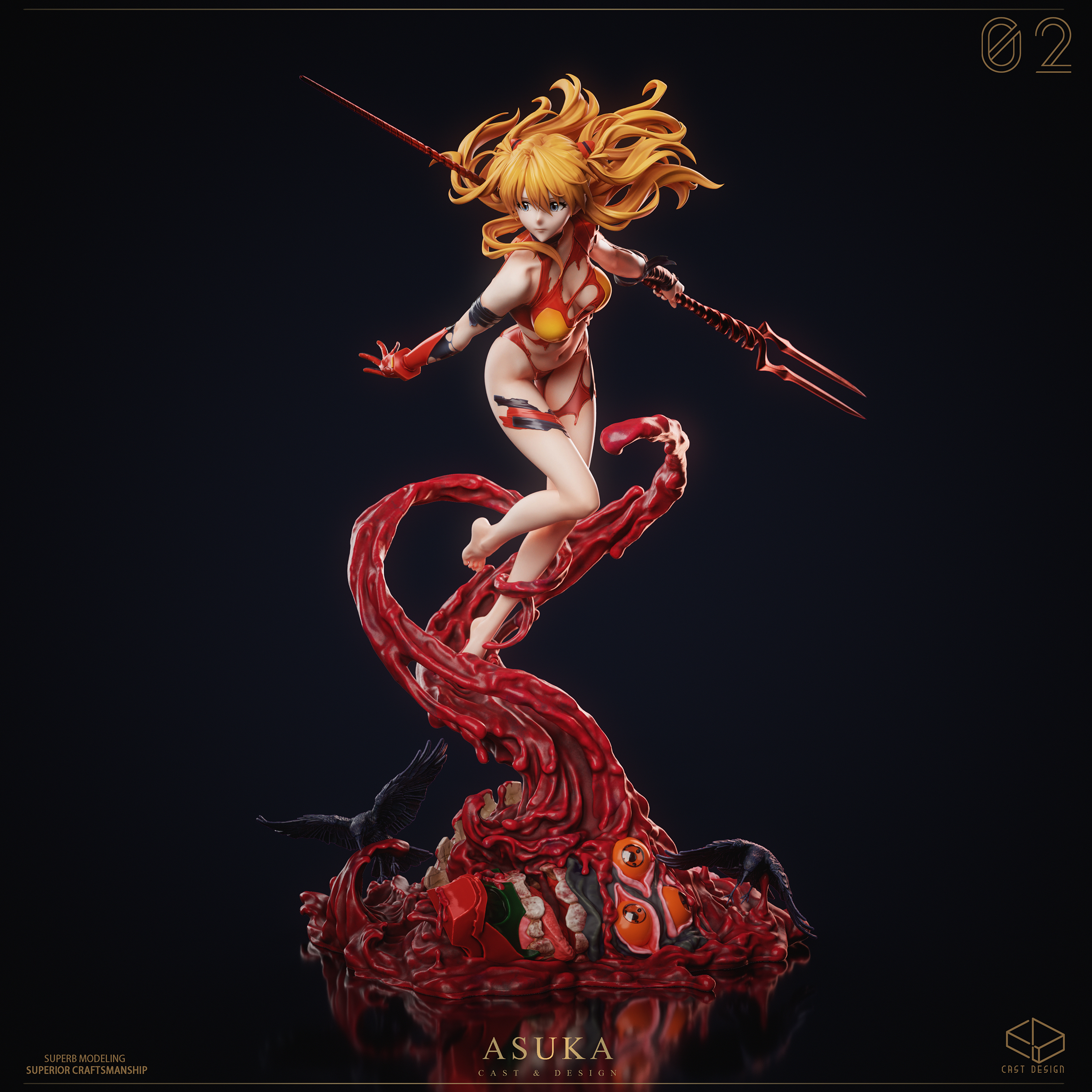 【Pre-sale】1/4 Scale NO.10 Asuka-Cast Design Studio