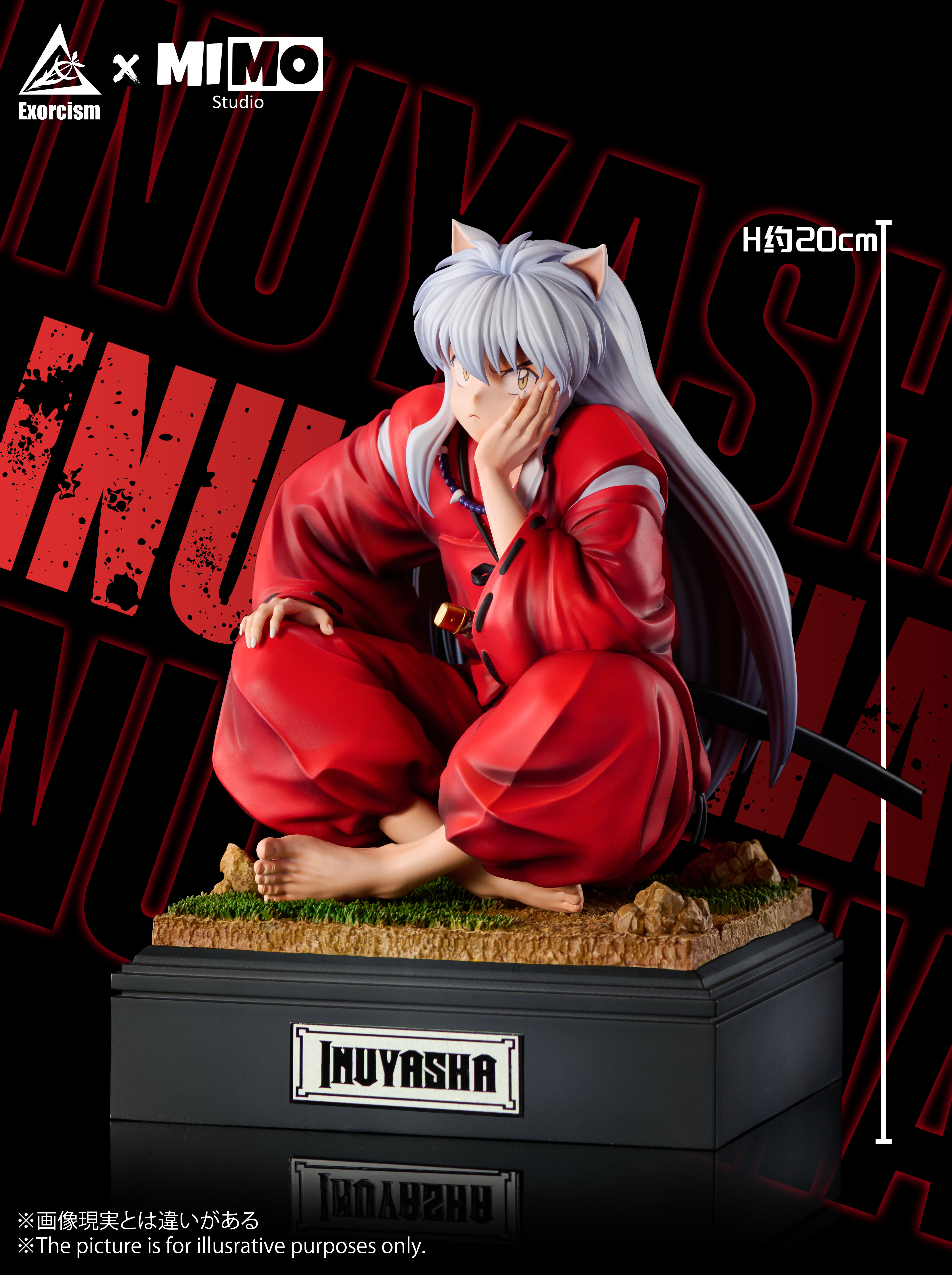 【Pre-sale】1/6 Scale Sitting Inuyasha-Exorcism Studio and MIMO Studio