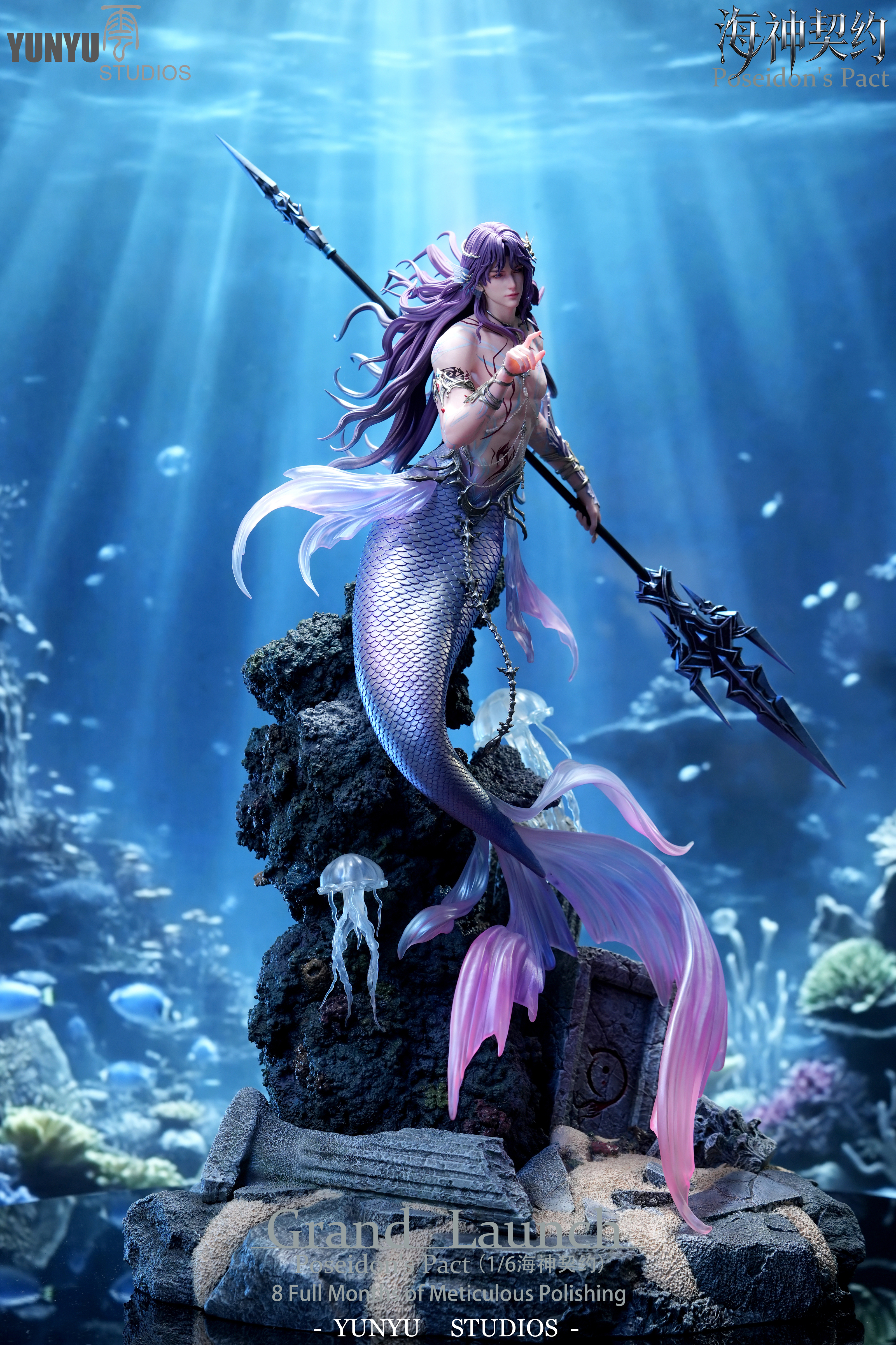 【Pre-sale】1/6 Scale Grand Launch Poseidon's Pact Rafayel-YunYu Studio