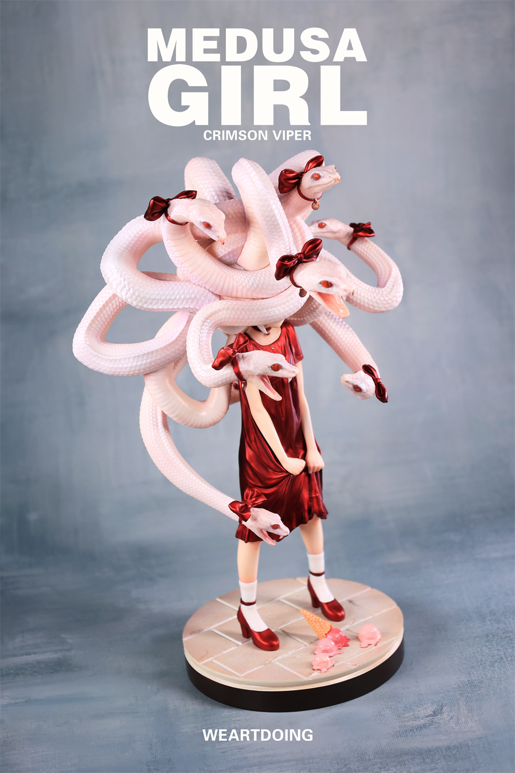 【Pre-sale】Medusa Girl-Green Viper and Crimson Viper-WeArtDoing Studio
