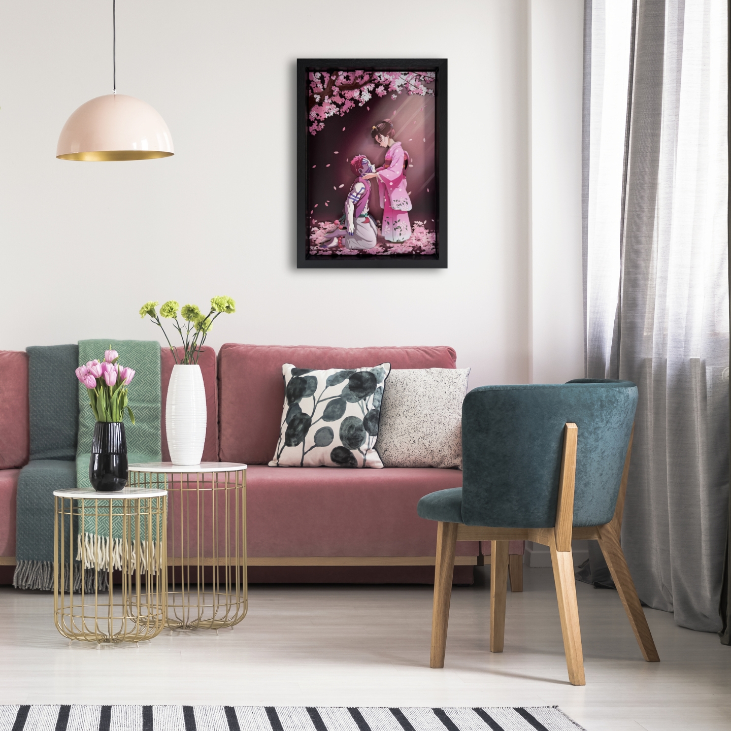 【In stock】Decorative Painting of Akaza and Koyuki-Aotu Panda Studio