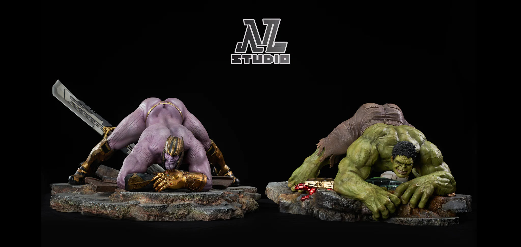 【Sold out】1/6 & 1/4 Scale Jack-O Green beast with LED - MARVEL Resin Statue - NL Studios