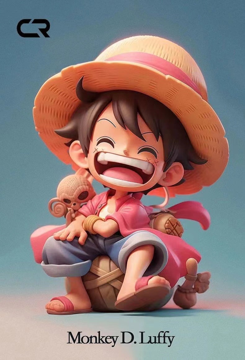 【Pre-sale】Sitting Q Version Luffy-One Piece-CR Studio