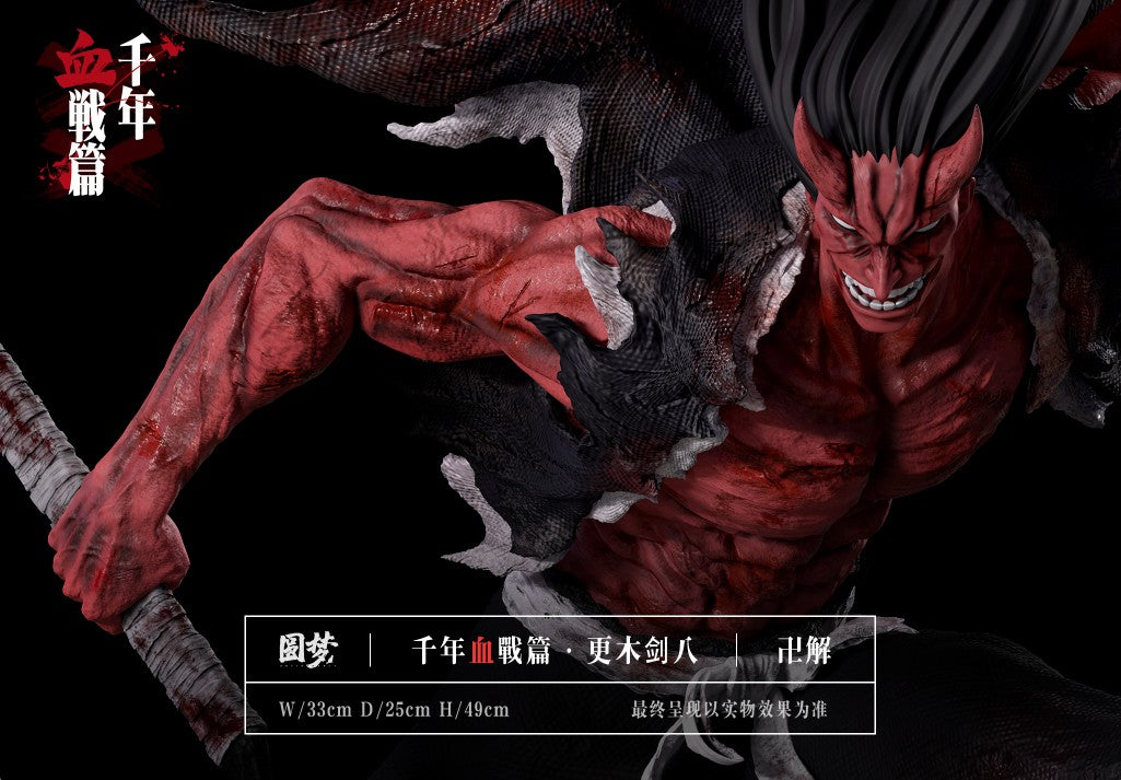 【Sold out】1/6 Scale Quincy Blood War Zaraki Kenpachi -Yuanmeng Studio