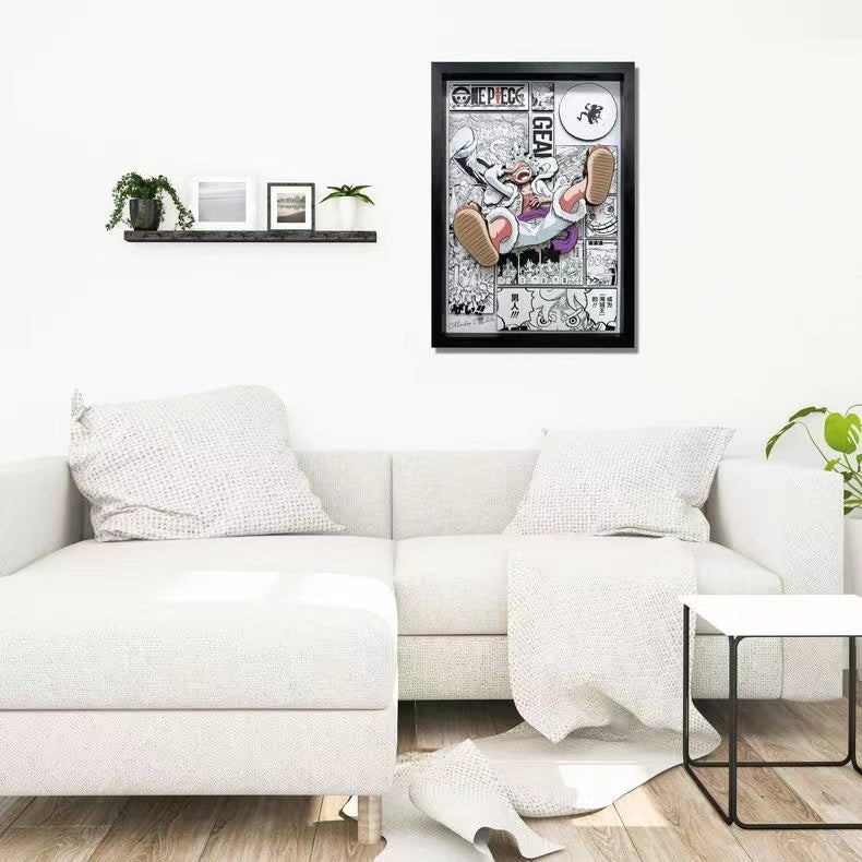 【In stock】Decorative Painting of Gear 5 Luffy-One Piece-Aotu Panda Studio