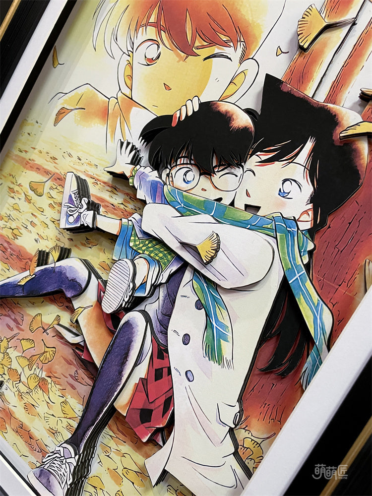 【In stock】3D Decorative Paint of The Bride of Halloween Conan Edogawa & Ran Mori-Detective Conan-momo Studio