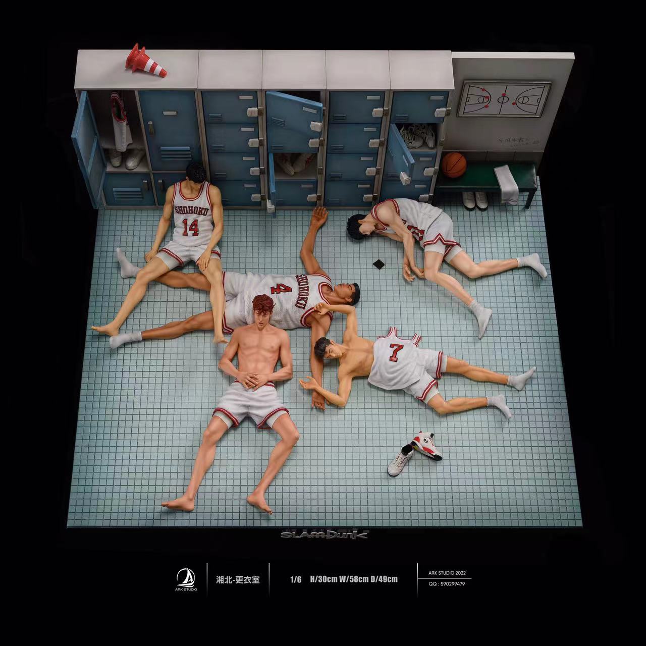 【In stock】1/6 Scale Shohoku High School Fitting Room-SLAM DUNK-ARK-Studio
