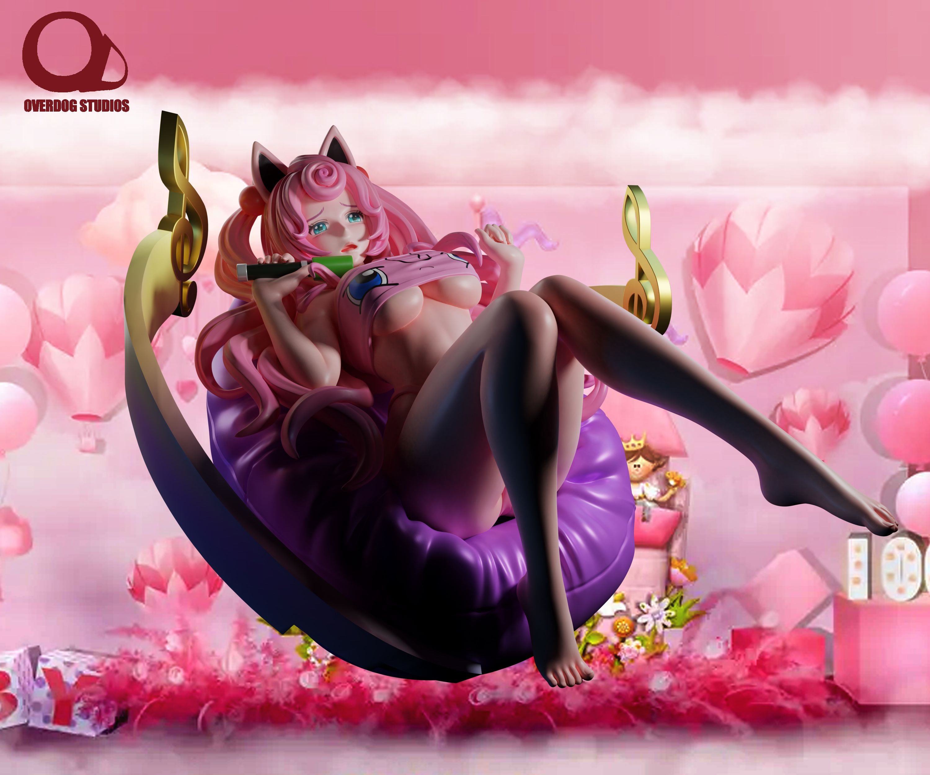 【Pre-sale】1/4 Scale Jigglypuff Girl-Pokemon-OVERDOG Studio