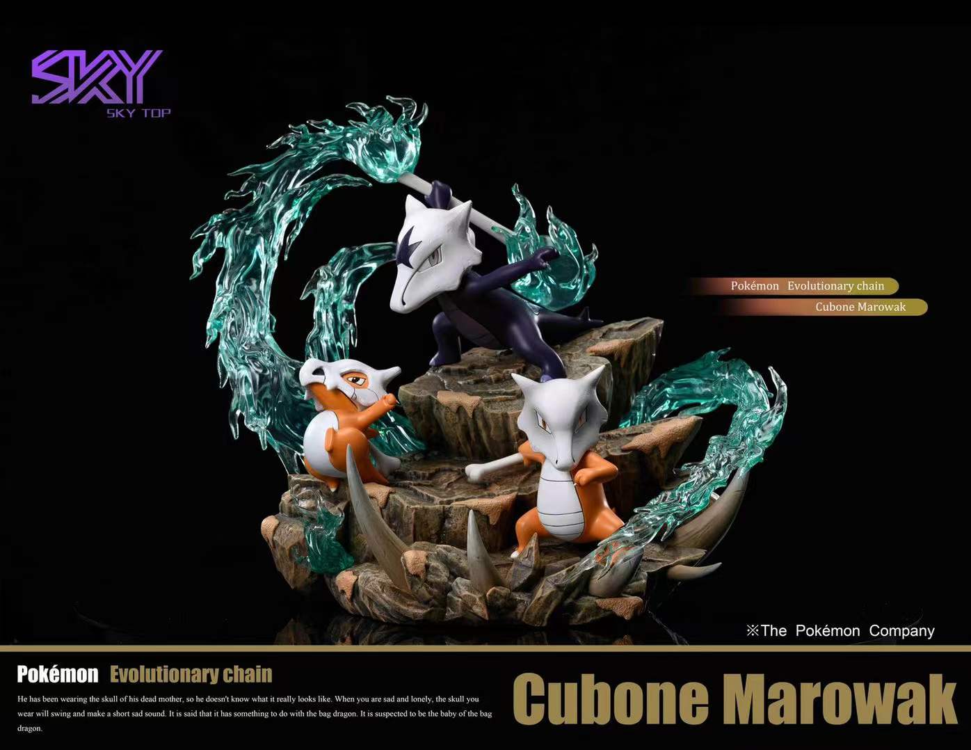 【Pre-sale】Marowak Evolution-Pokemon-Sky Top Studio