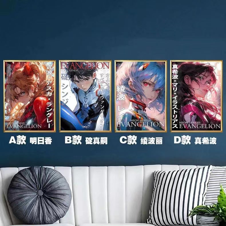 【In stock】Decorative Painting of 4 Charactors-EVA-Billion Birds Studio