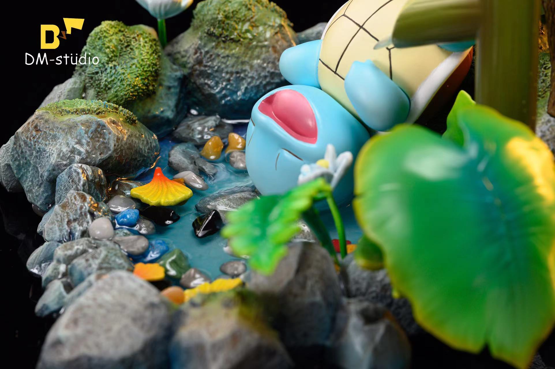 【In stock】Sleeping Squirtle - Pokemon Resin Statue - DM Studios