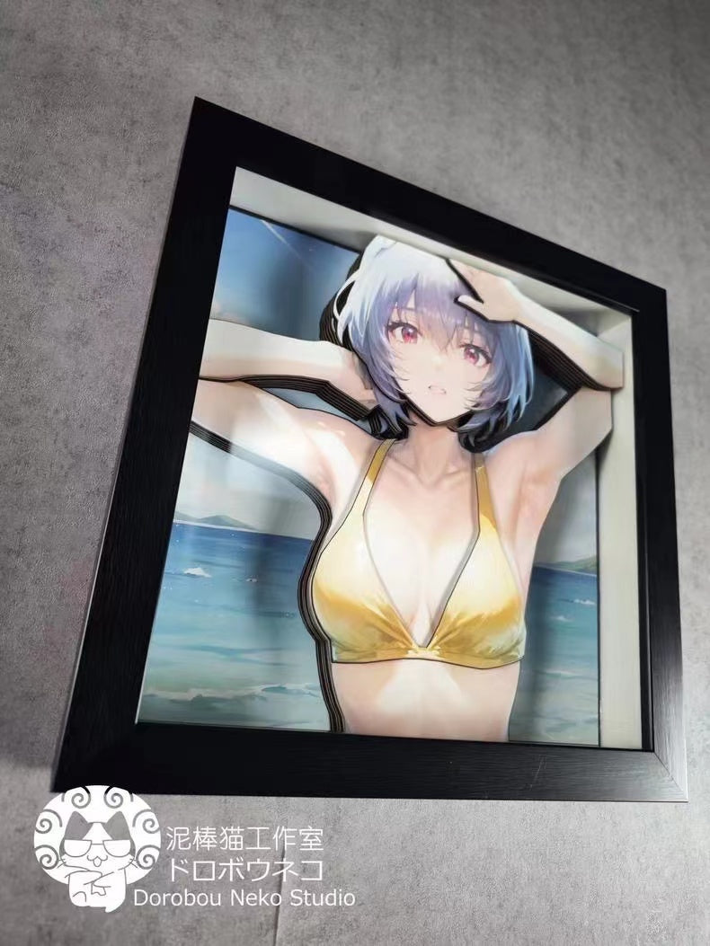 【In stock】DSSQ-002 Decorative Painting of Ayanami Rei-EVA-Dorobou Neko Studio