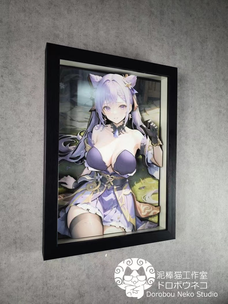 【In stock】DSMG-019 Decorative Painting of Keqing-Genshin Impact-Dorobou Neko Studio