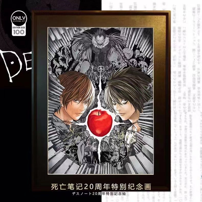 【Pre-sale】20th Anniversary Special Commemorative Decorative Painting of Death Note-Mystical Art Studio