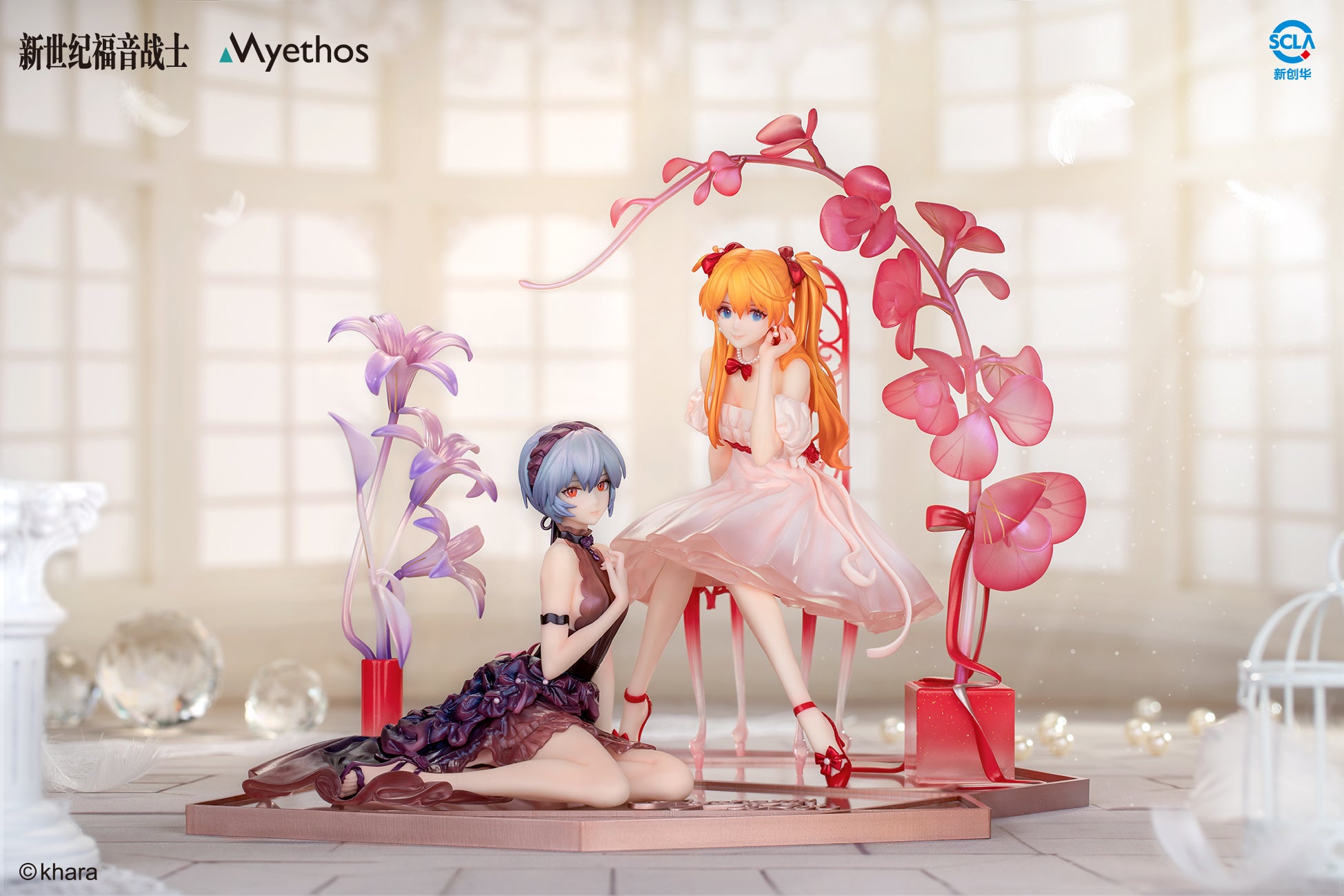 【Pre-sale】1/7 Scale Rei Ayanami & Asuka Langley Soryu-(EVA) Neon Genesis EVAngelion-Myethos Studio