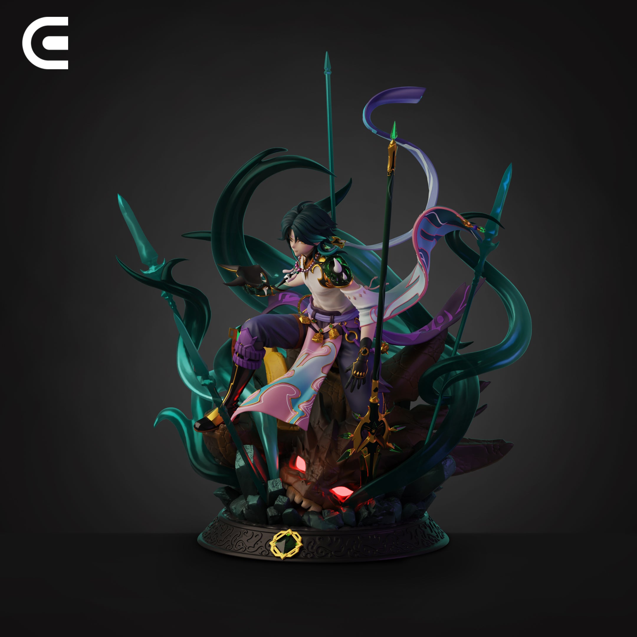 【Pre-sale】1/4 Scale Vigilant Yaksha Xiao-Genshin Impact-Clio Studio