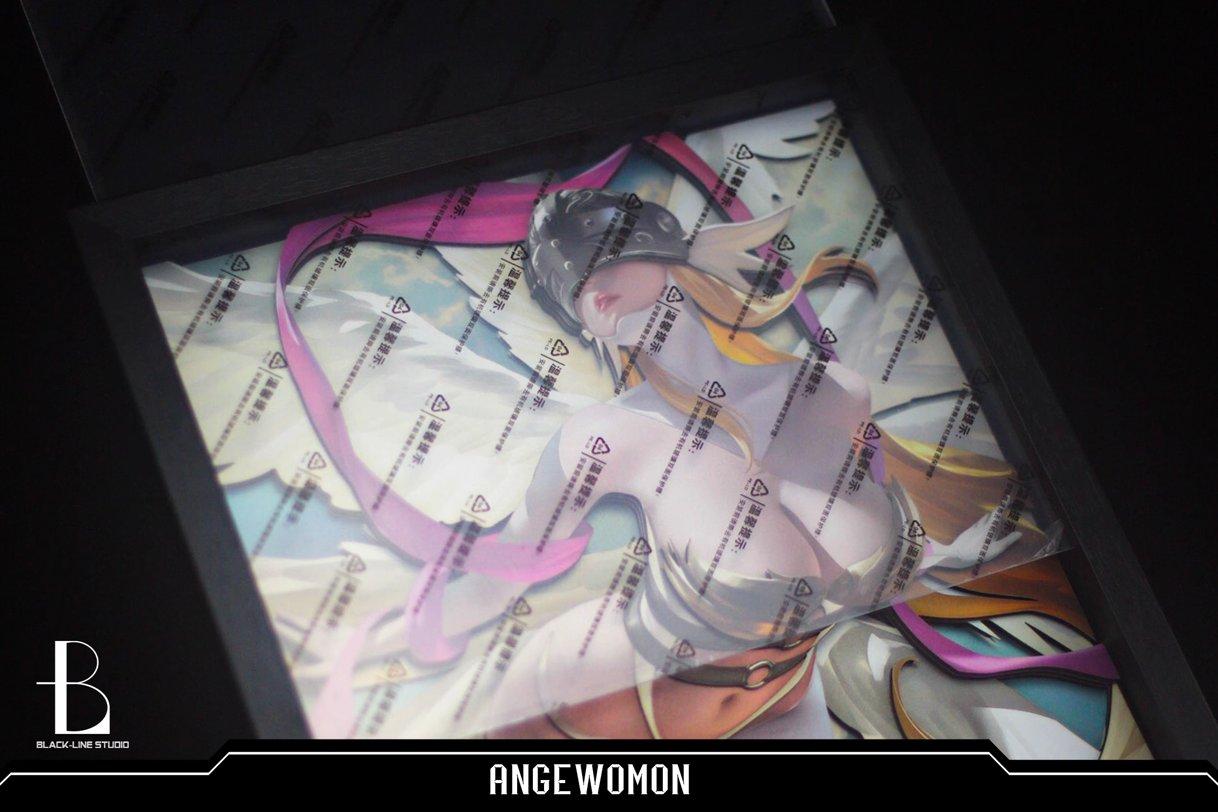 【Pre-sale】Decorative Painting of Angewomon-Digimon Adventure-Black Line Studio