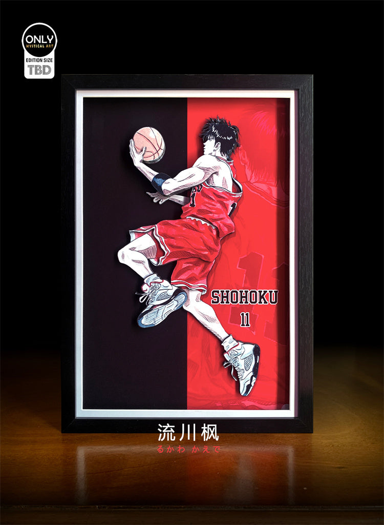 【Pre-sale】3D Five Tigers of Shohoku Decoration Painting-SLAM DUNK-DaoRen Studio