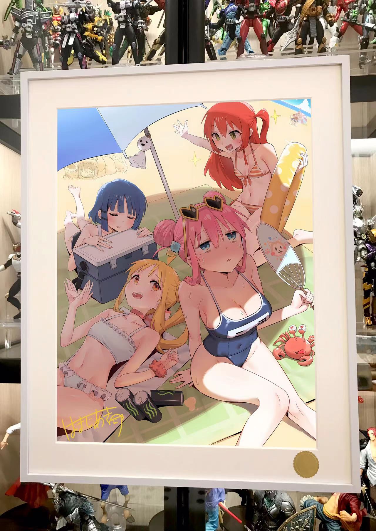 【Pre-sale】Beach Series Hitori Gotoh & Nijika Ijichi & Ryo Yamada & Ikuyo Kita Decorative Painting - Bocchi the Rock! - Xingkong Studio