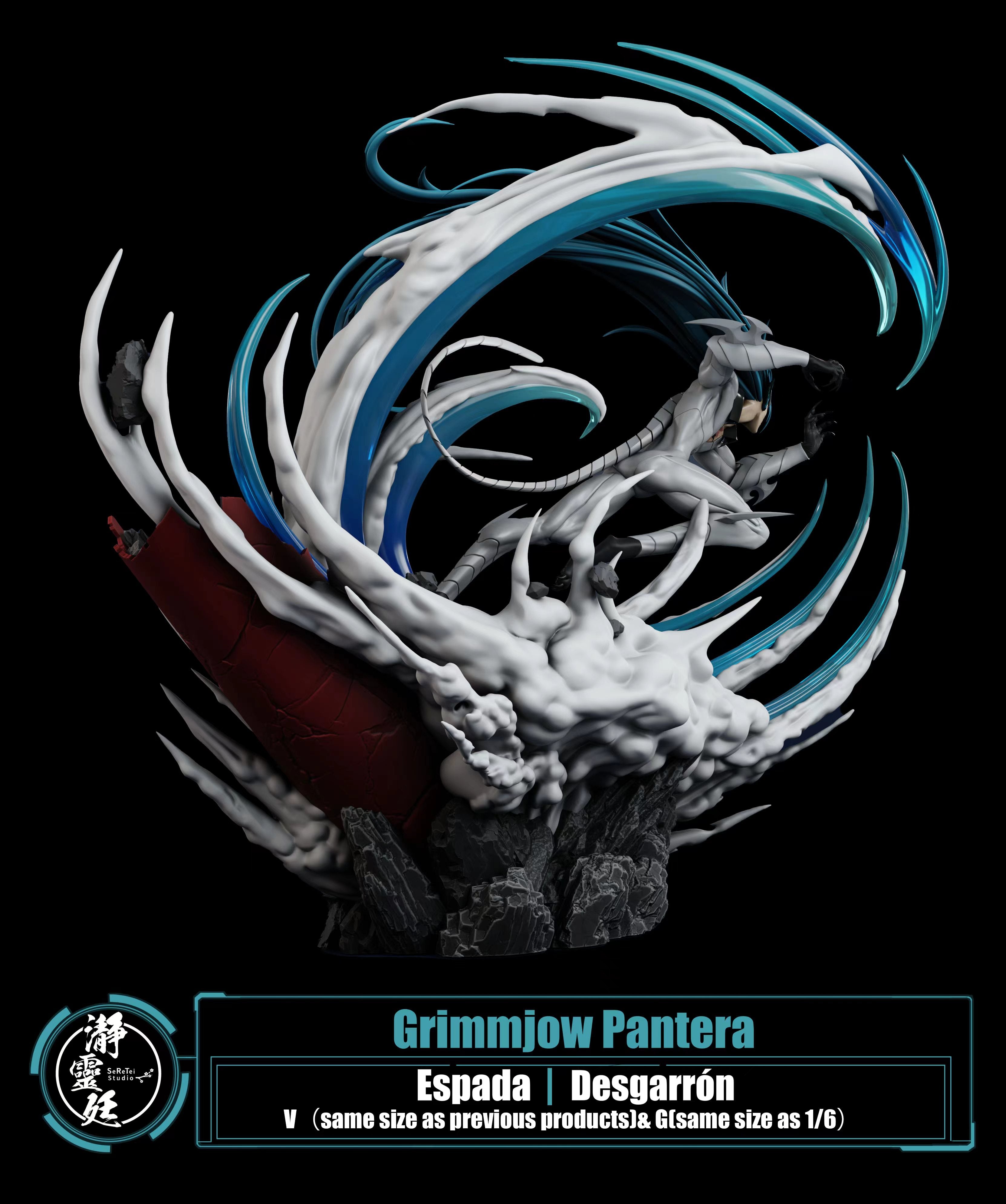 【Pre-sale】V & G Scale Grimmjow Jaegerjaquez Pantera Form with Desgarrón-SeReTei Studio