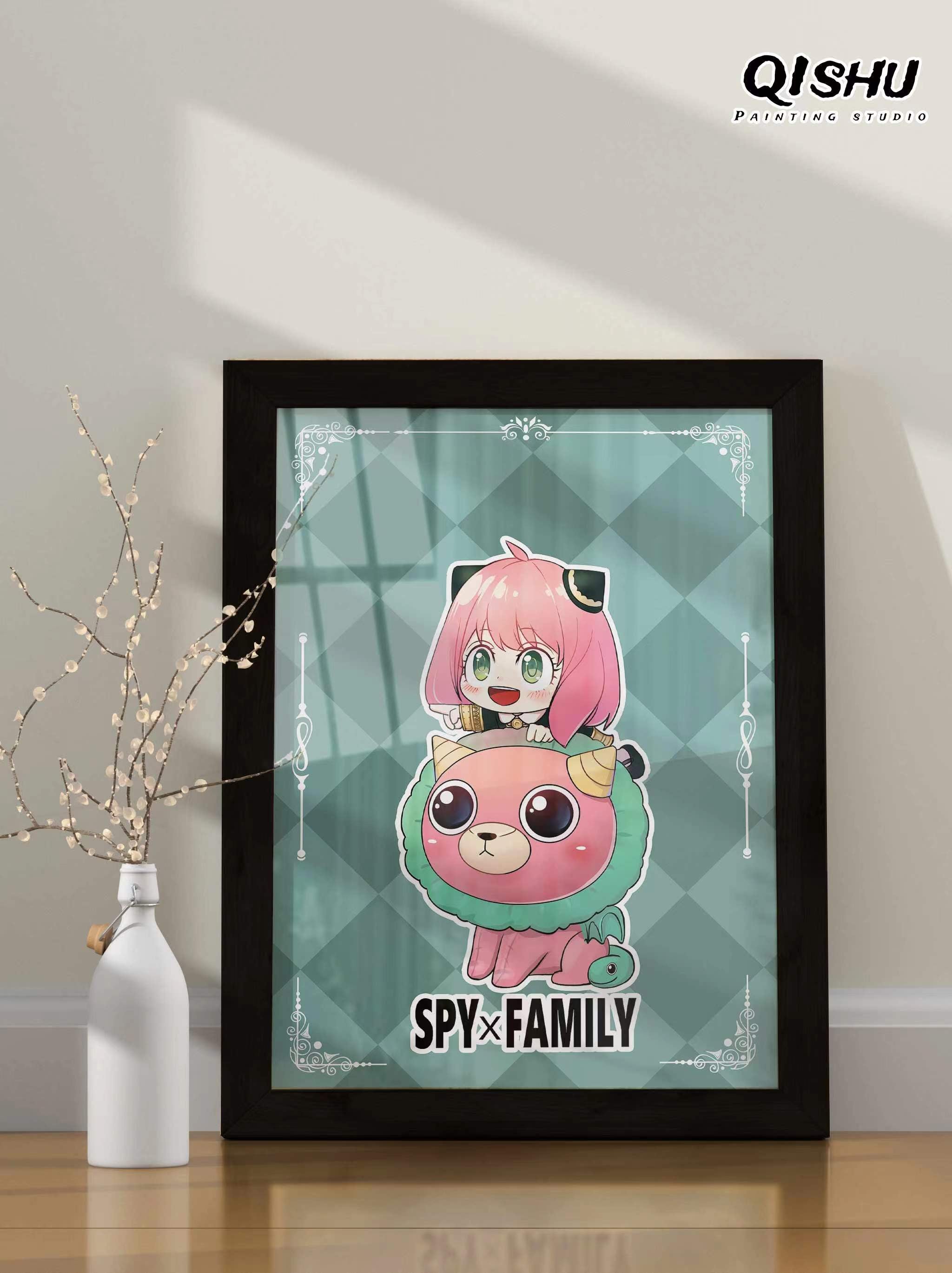 【Pre-sale】A4 & 7 inches Size Anya Forger Decoration Painting-QiShu Studio