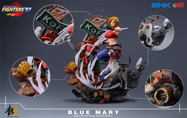 【Pre-sale】1/6 Scale Licensed Blue Mary/ Mary Ryan-The King of Fighters '97-THERMONUCLEAR REACTION