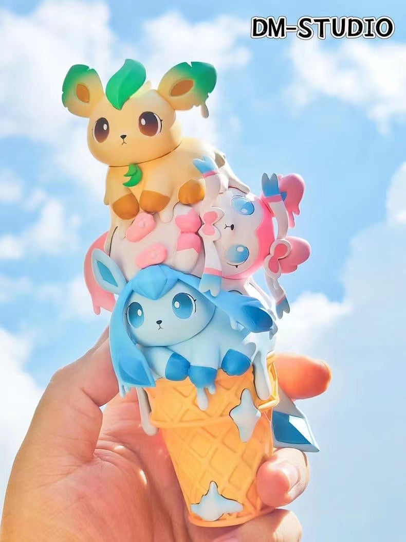 【Pre-sale】Ice Cream Sylveon & Glaceon & Leafeon-Pokemon-DM Studio