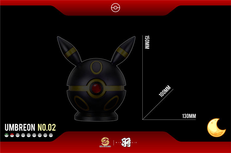 【In stock】1/1 Scale Poke Ball Series 002 Umbreon Poke Ball -Pokemon-Wing Studio
