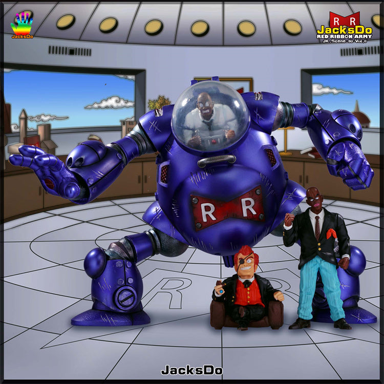 【Pre-sale】SHF & HG Scale Red Ribbon Army Staff Officer Black in the Battle Jacket-DB-JacksDo Studio