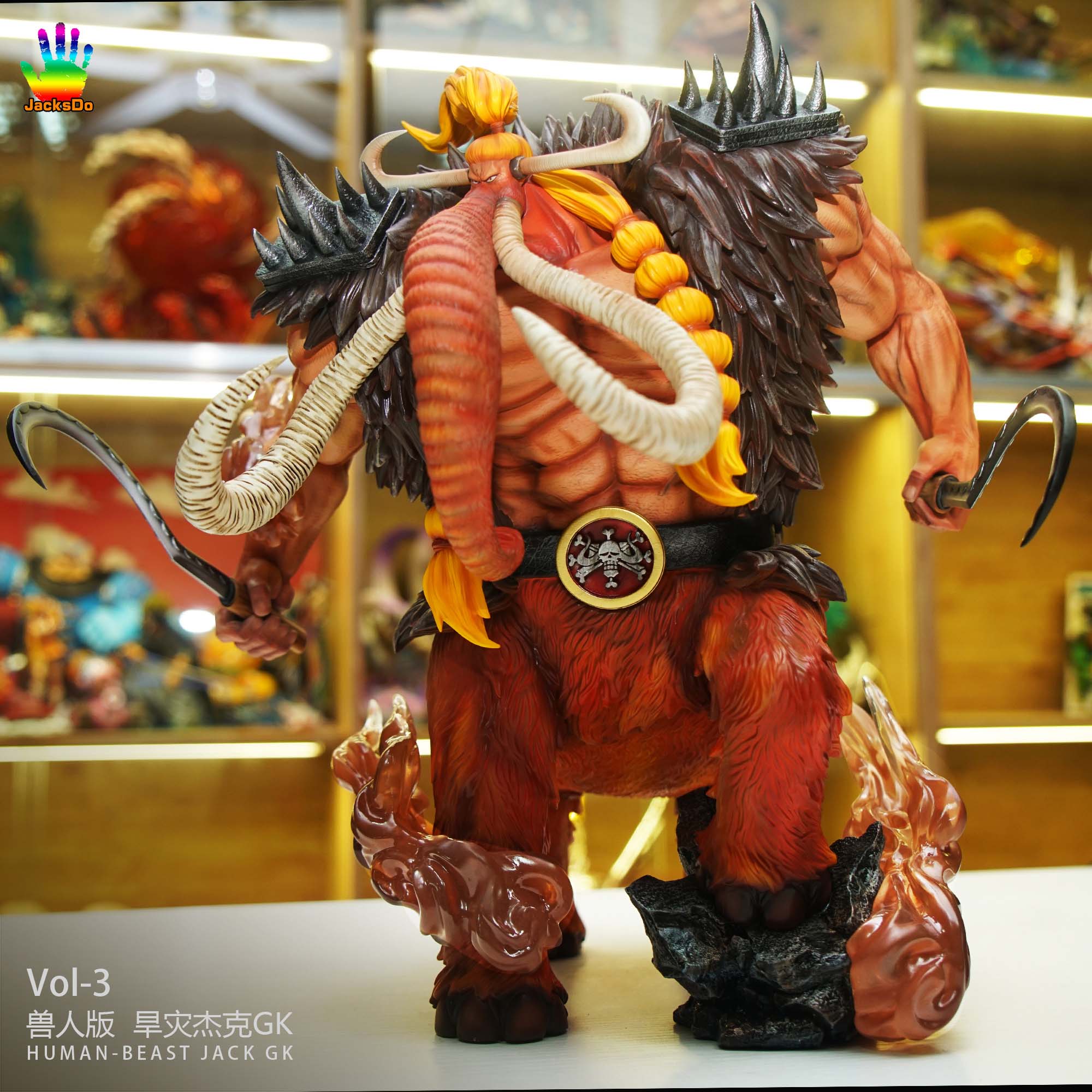 【Pre-sale】1/8 Scale Human-Beast Form Jack-One piece-JacksDo Studio