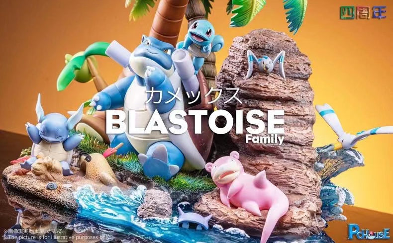 【Sold out】Blastoise Family-Pokemon-PC house Studio